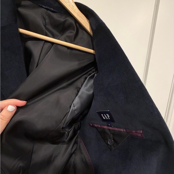 VELVET Dark Blue Men's Blazer, GAP - Picture 9 of 15